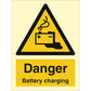 Sign IMO Danger Battery charging 107126 - Sikkerhedsgiganten