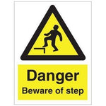 Sign IMO Danger Beware of step 107013 - Sikkerhedsgiganten