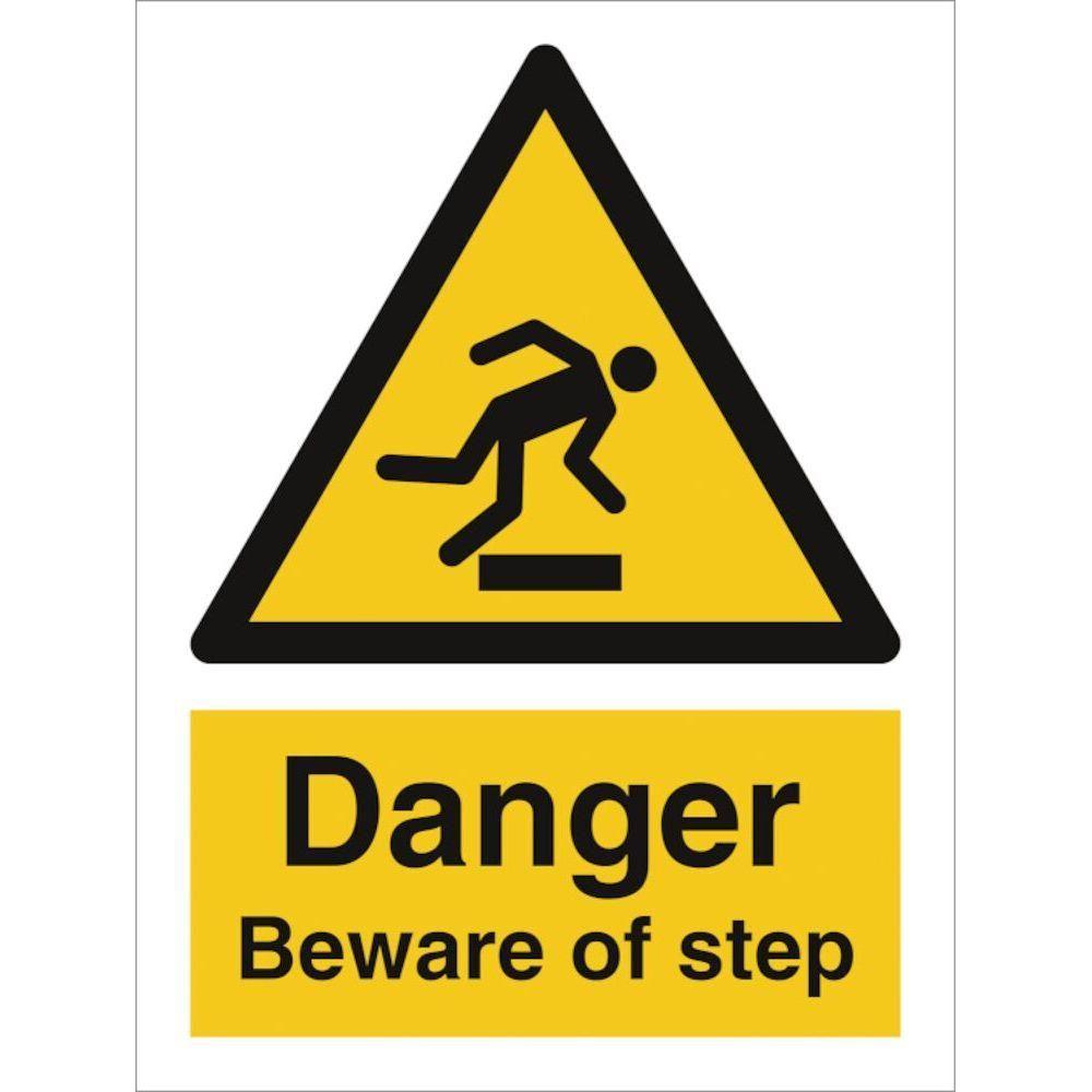 Sign IMO Danger Beware of step 107013 - Sikkerhedsgiganten