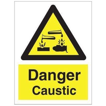 Sign IMO Danger Caustic 107047 - Sikkerhedsgiganten