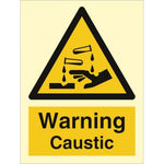 Sign IMO Danger Caustic 107047 - Sikkerhedsgiganten