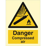 Sign IMO Danger compressed air 107011 - Sikkerhedsgiganten