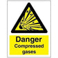 Sign IMO Danger Compressed gases 107044 - Sikkerhedsgiganten