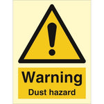 Sign IMO Danger Dust hazard 107119 - Sikkerhedsgiganten