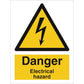 Sign IMO Danger Electrical hazard 107002 - Sikkerhedsgiganten