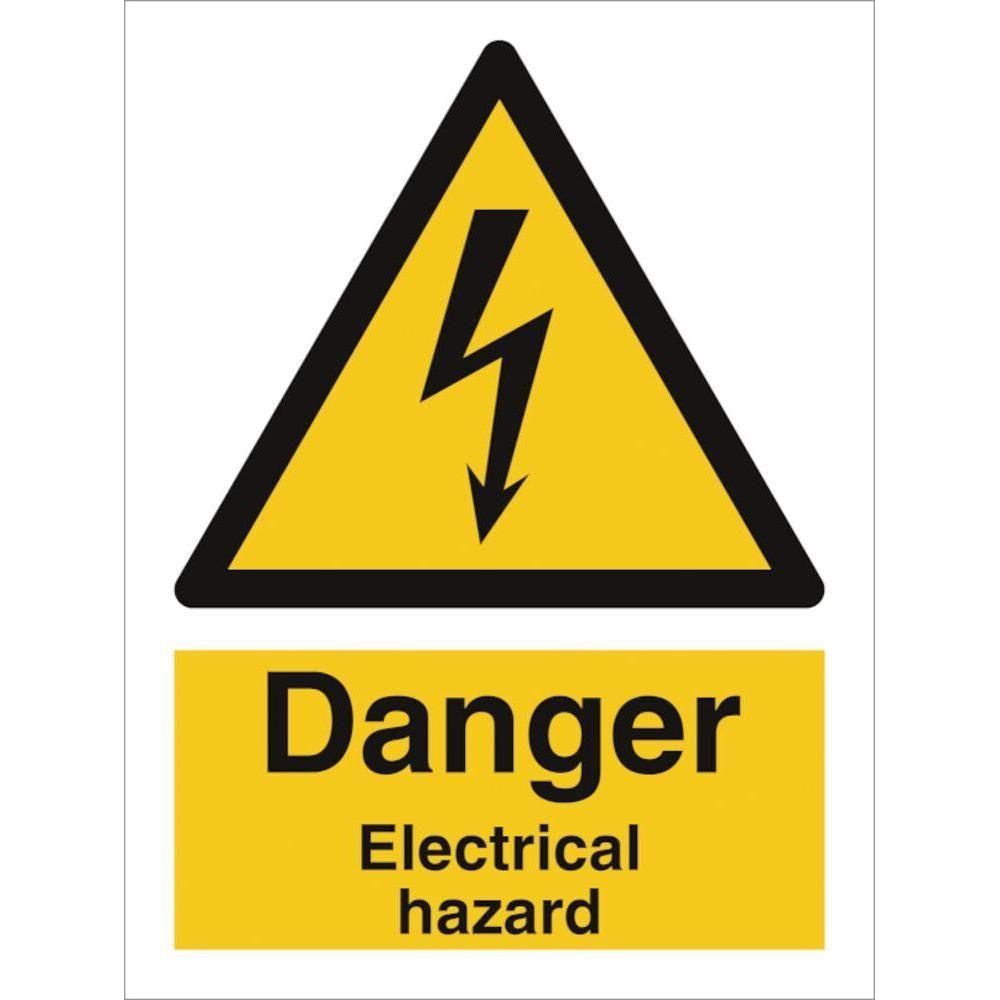 Sign IMO Danger Electrical hazard 107002 - Sikkerhedsgiganten