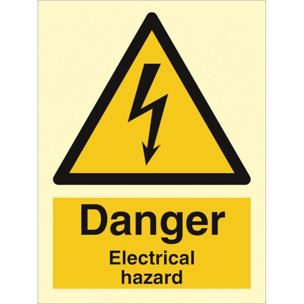Sign IMO Danger Electrical hazard 107002 - Sikkerhedsgiganten