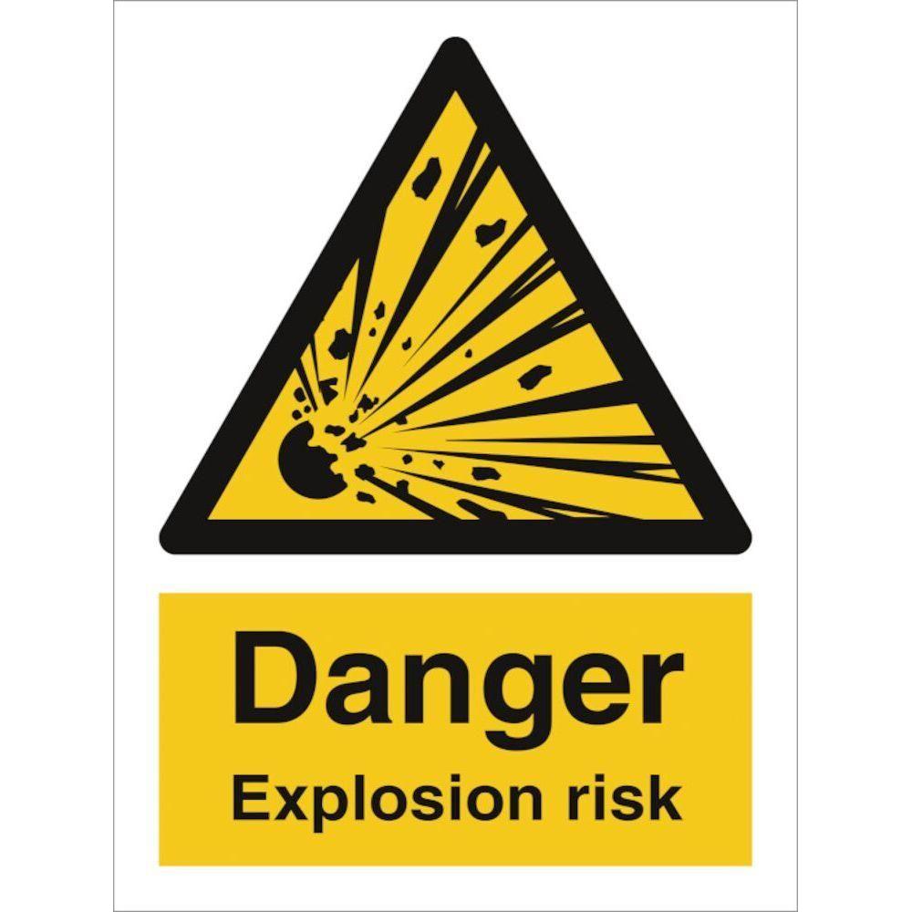 Sign IMO Danger Explosion risk 107001 - Sikkerhedsgiganten