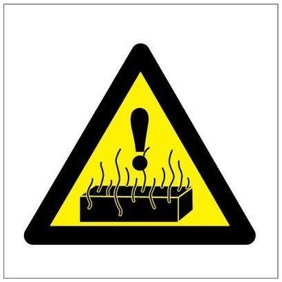 Sign IMO Danger Hot 107167 - Sikkerhedsgiganten