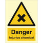 Sign IMO Danger Injurios chemicals 107015 - Sikkerhedsgiganten