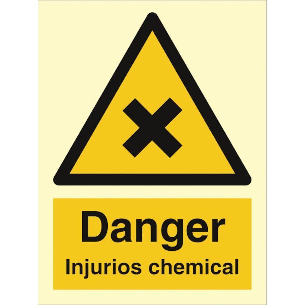 Sign IMO Danger Injurios chemicals 107015 - Sikkerhedsgiganten