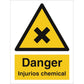 Sign IMO Danger Injurios chemicals 107015 - Sikkerhedsgiganten