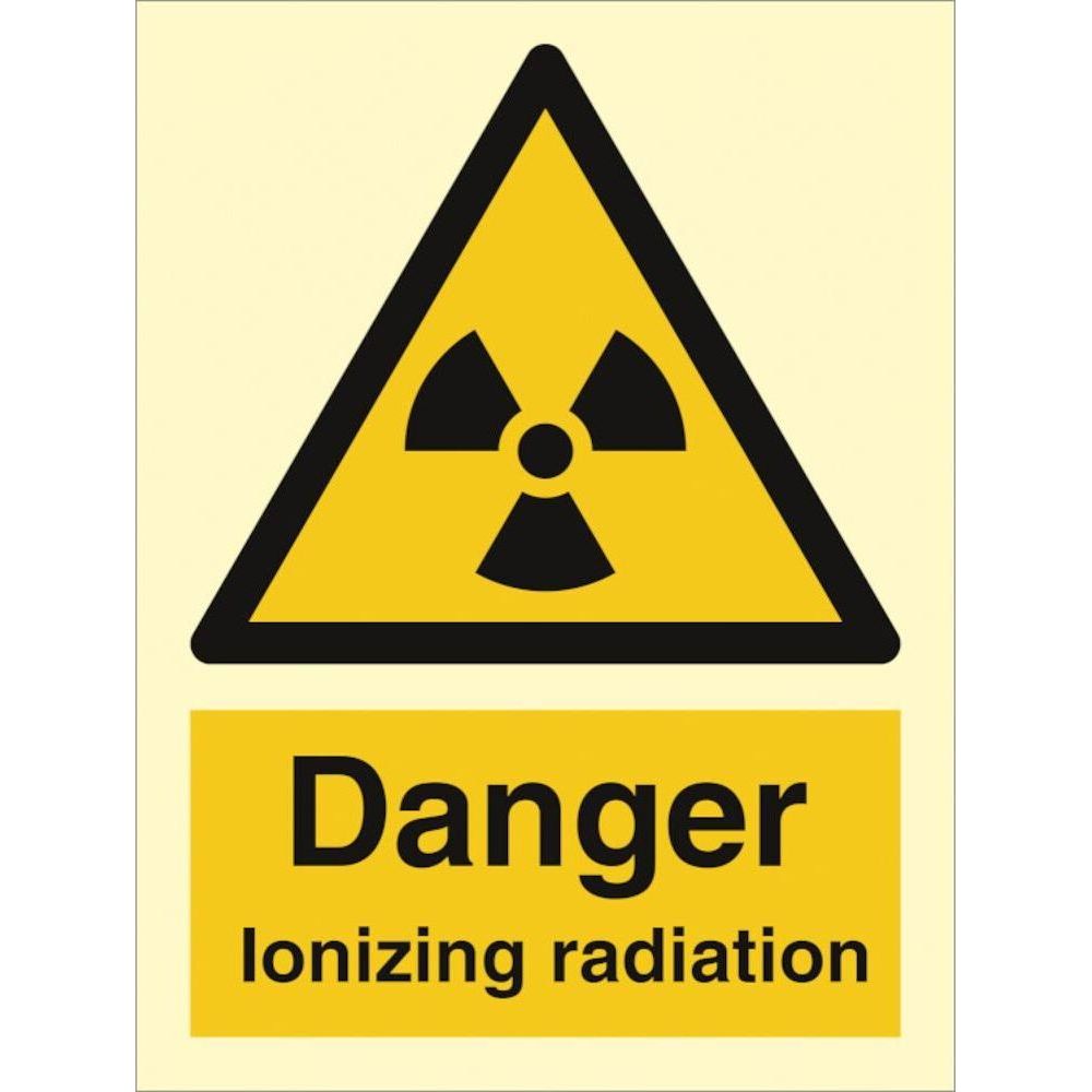 Sign IMO Danger Ionizing radiation 107081 - Sikkerhedsgiganten