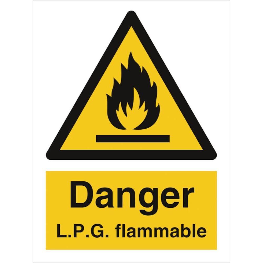 Sign IMO Danger L.P.G flammable 107069 - Sikkerhedsgiganten