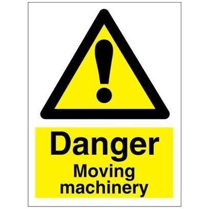 Sign IMO Danger moving machinery 107123 - Sikkerhedsgiganten