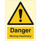 Sign IMO Danger moving machinery 107123 - Sikkerhedsgiganten