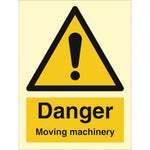 Sign IMO Danger moving machinery 107123 - Sikkerhedsgiganten