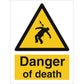 Sign IMO Danger of death 107091 - Sikkerhedsgiganten