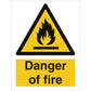 Sign IMO Danger of fire 107004 - Sikkerhedsgiganten
