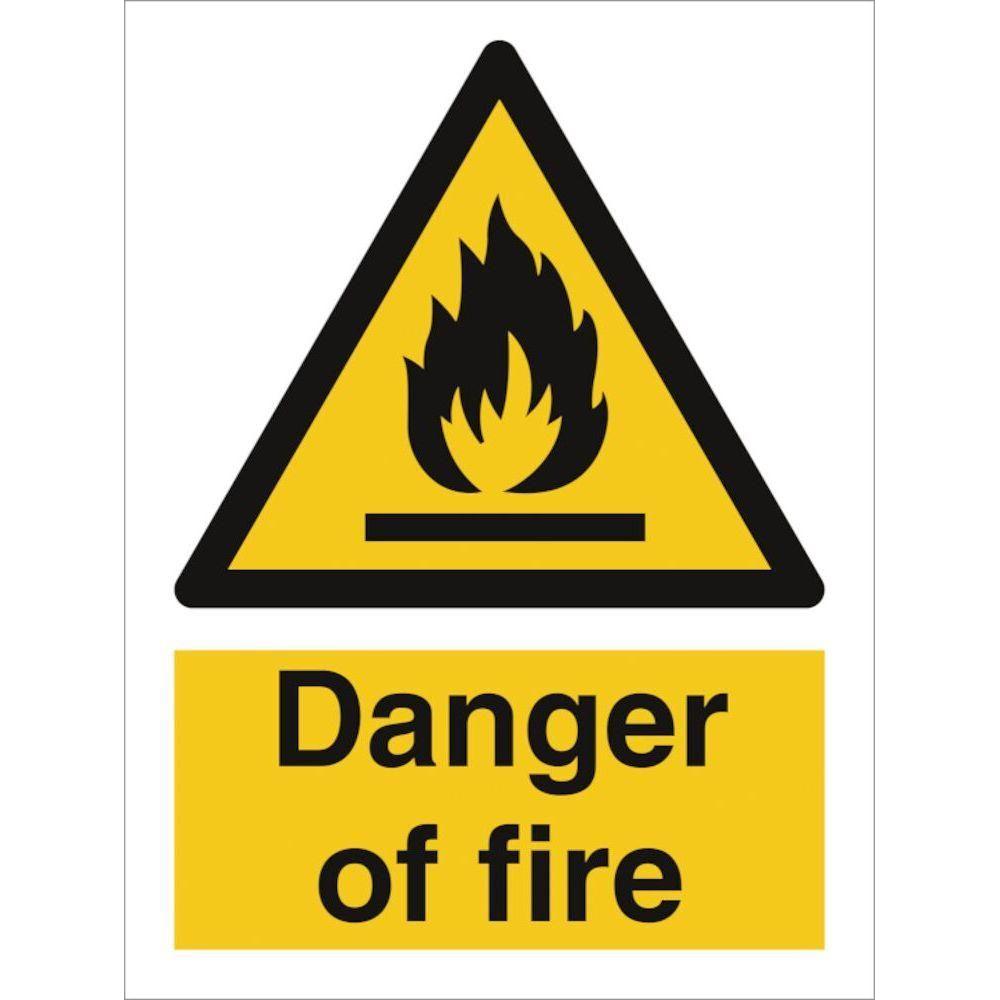 Sign IMO Danger of fire 107004 - Sikkerhedsgiganten