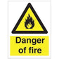 Sign IMO Danger of fire 107004 - Sikkerhedsgiganten