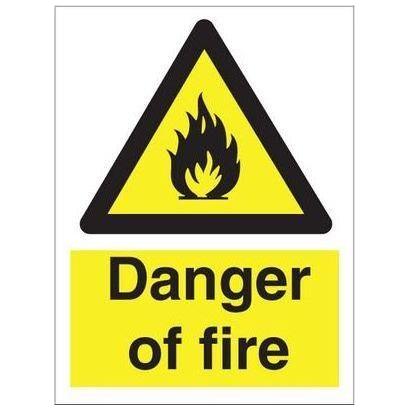 Sign IMO Danger of fire 107004 - Sikkerhedsgiganten