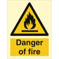 Sign IMO Danger of fire 107004 - Sikkerhedsgiganten