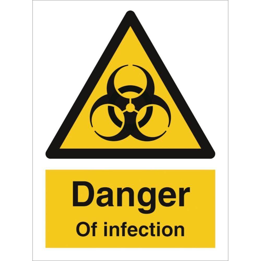 Sign IMO Danger of infection 107100 - Sikkerhedsgiganten