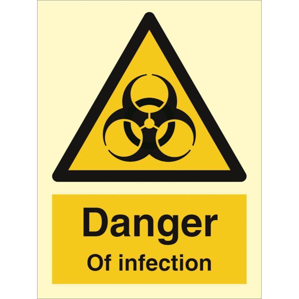 Sign IMO Danger of infection 107100 - Sikkerhedsgiganten