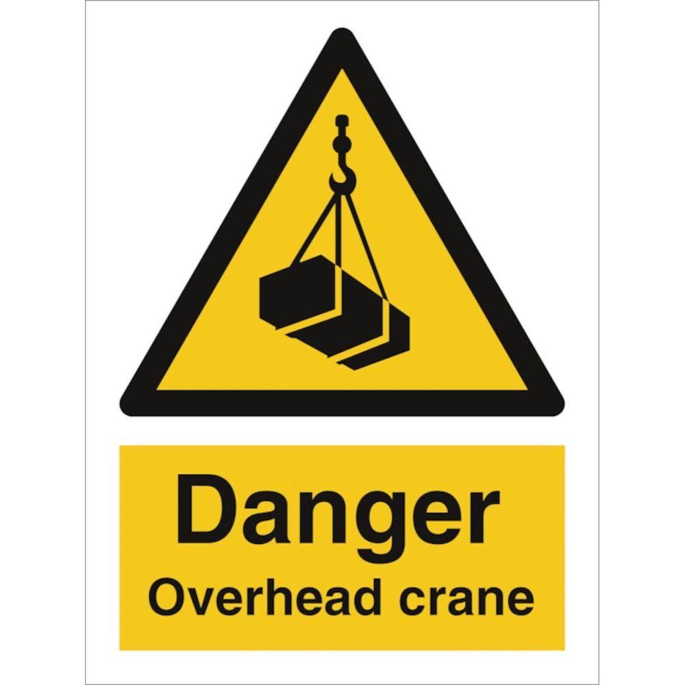 Sign IMO Danger overhead crane 107007 - Sikkerhedsgiganten