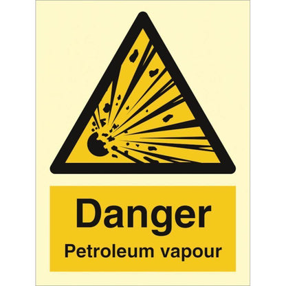 Sign IMO Danger petroleum vapour 107025 - Sikkerhedsgiganten