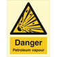 Sign IMO Danger petroleum vapour 107025 - Sikkerhedsgiganten