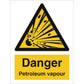 Sign IMO Danger petroleum vapour 107025 - Sikkerhedsgiganten