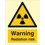 Sign IMO Danger radiation risk 107080 - Sikkerhedsgiganten