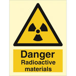 Sign IMO Danger radioactive materials 107010 - Sikkerhedsgiganten