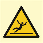 Sign IMO Danger slippery surface 107158 - Sikkerhedsgiganten