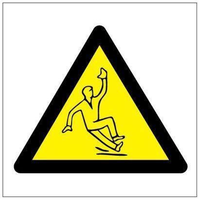 Sign IMO Danger slippery surface 107158 - Sikkerhedsgiganten