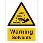 Sign IMO Danger solvents 107122 - Sikkerhedsgiganten
