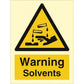Sign IMO Danger solvents 107122 - Sikkerhedsgiganten