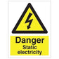 Sign IMO Danger static electricity 107030 - Sikkerhedsgiganten