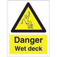 Sign IMO Danger wet deck 107093 - Sikkerhedsgiganten