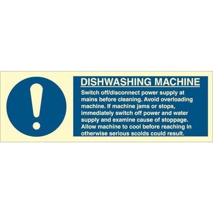 Sign IMO Dishwashing Machine 106221 - Sikkerhedsgiganten