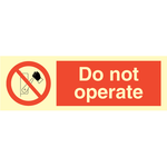 Sign IMO Do not operate 102060 - Sikkerhedsgiganten