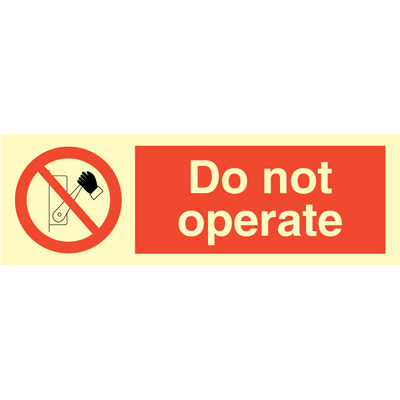 Sign IMO Do not operate 102060 - Sikkerhedsgiganten