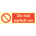 Sign IMO Do not switch on 102070 - Sikkerhedsgiganten