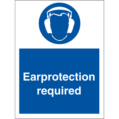 Sign IMO Ear protection required 106023 - Sikkerhedsgiganten