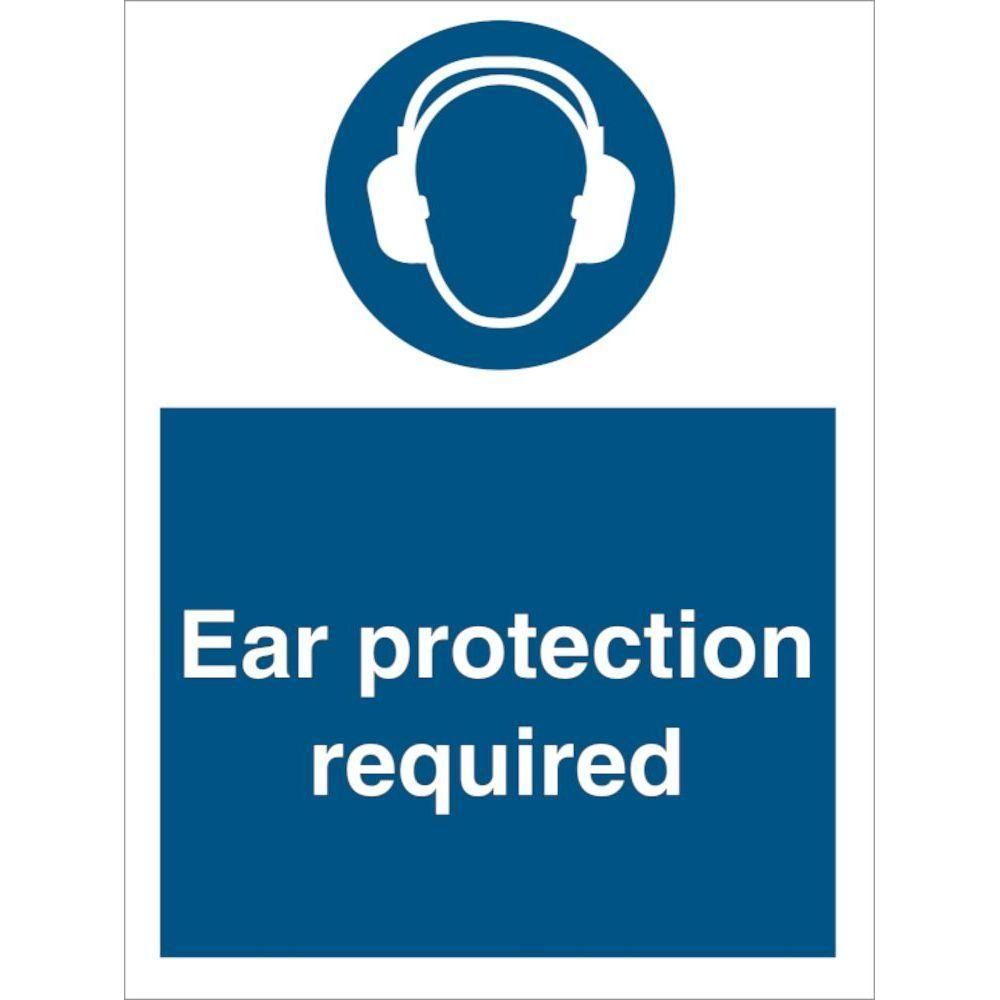 Sign IMO Ear protection required 106023 - Sikkerhedsgiganten