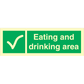 Sign IMO Eating and drinking area 102019 - Sikkerhedsgiganten
