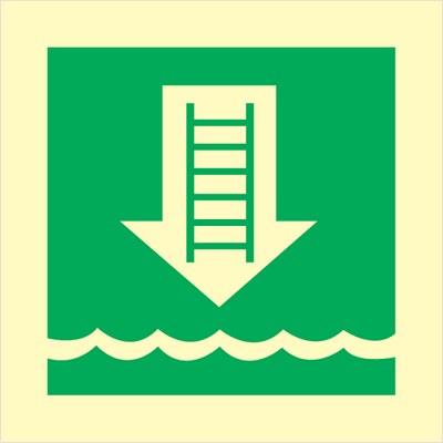 Sign IMO Embarkation ladder 103049 - Sikkerhedsgiganten