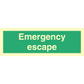 Sign IMO Emergency Escape 100095 - Sikkerhedsgiganten